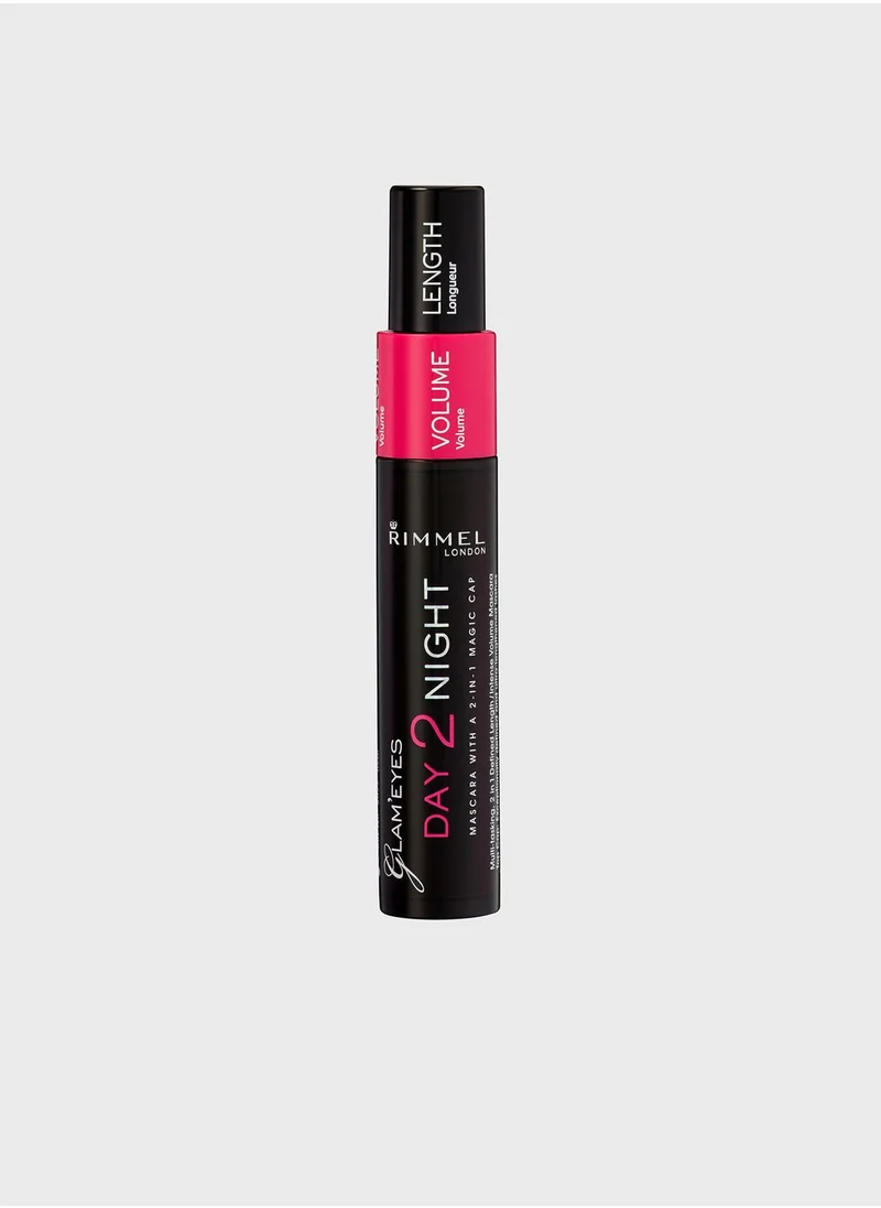 RIMMEL LONDON Day To Night Mascara - 001 - Black, 9.5ml