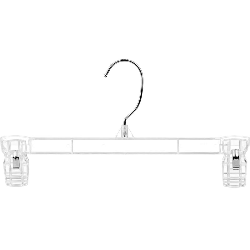 DEILSYâ„¢ Pants Hangers with Clips â€“ 12 inch Space Saving Pants Hangers - Stylish Jeans Hangers for Closet Organization - Durable Hangers for Pants, Skirts, Jeans, Shorts, Trousers - 30 Pack - Image 1