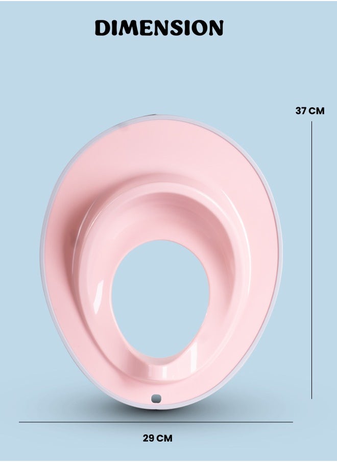 BAYBEE - Baybee TinyTrek Potty Seat for Kids Toilet Seat | Baby Potty Training Seat Chair, Fits Round & Oval Toilets, Non-Slip with Splash Guard Seat for 1-8 Years Kids Boys Girls - Image 1