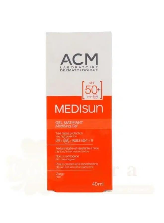 أيه سي أم Medisun Mattifying Sun Gel SPF50+40ml