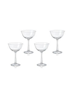 Crystalex Crystalex Coupette Glass Pralines 170ml, Crystalline (Pack of 4) 