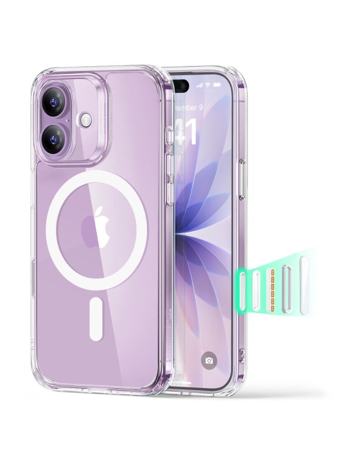 ANYOGRO Compatible with Apple iPhone 17 Case, Magnetic MagSafe Support, Military-Grade Drop Protection,iPhone 17 Cover with Independent Camera Button, Clear - Image 1