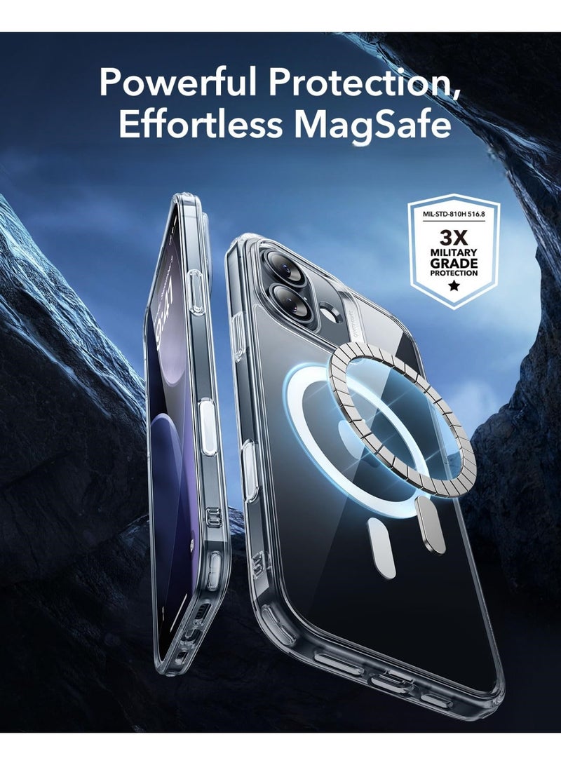 ANYOGRO Compatible with Apple iPhone 17 Case, Magnetic MagSafe Support, Military-Grade Drop Protection,iPhone 17 Cover with Independent Camera Button, Clear - Image 2