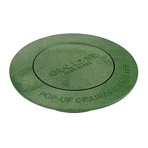 NDS 420C Pop-Up Drainage Emitter, fits 3-Inch and 4-Inch Sewer and Drain Fittings, Works with Drainage Systems Including Catch Basins and Channel Drains, Green - Image 1