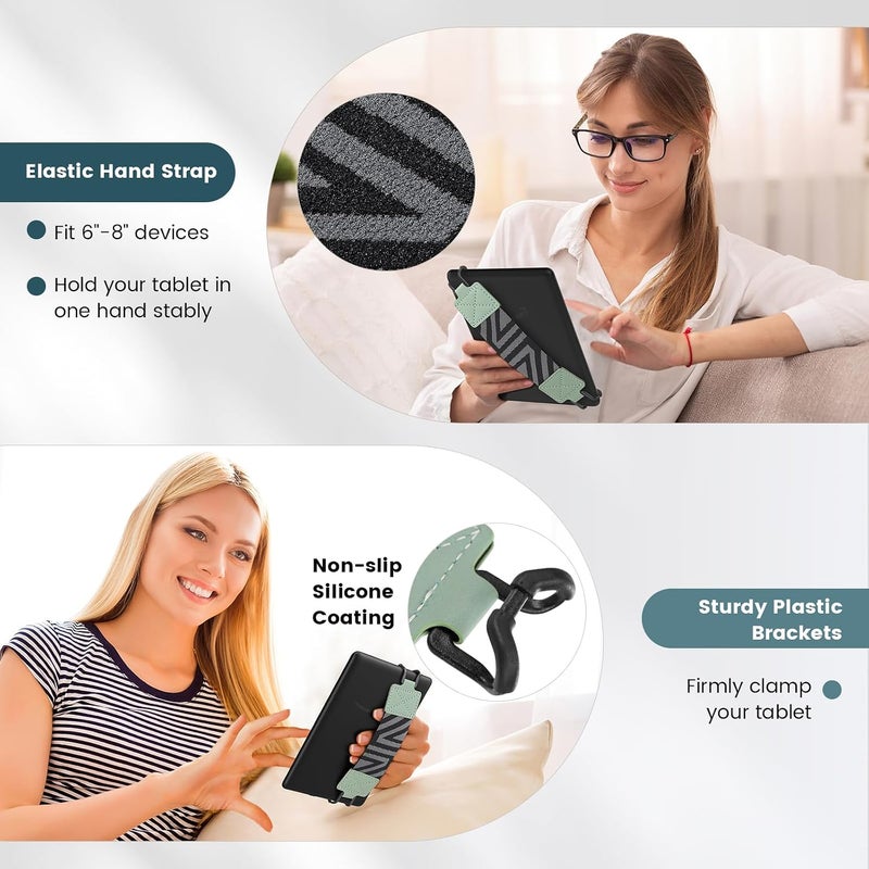 Security Hand-Strap for 6-8" Kindle eReaders Fire Tablet, Kindle/Kobo/Voyaga/Lenovo/Sony E-Book Tablet - Image 5