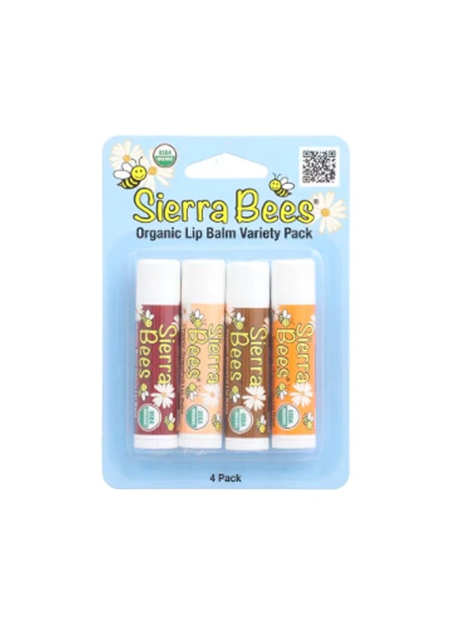 Organic Lip Balm Variety Pack, 4 Pack, 0.15 oz (4.25 g) Each - pzsku/Z12CFFDC31074CCB46E39Z/45/_/1740925466/d0016dac-b5e3-456f-9df0-e34f52be95cf