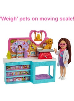 Barbie باربي نادي تشيلسي للطبيب البيطري للحيوانات الأليفة  - Image 3