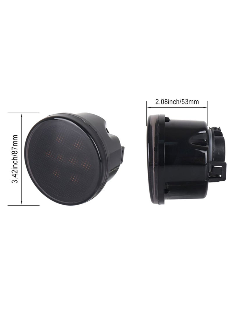 NIBEMINENT - 2-Piece LED Front Fender Side Marker Turn Signal Light - Image 1