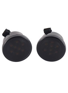2-Piece LED Front Fender Side Marker Turn Signal Light