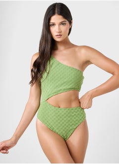 speedo Terry Cut One Piece  - Image 1