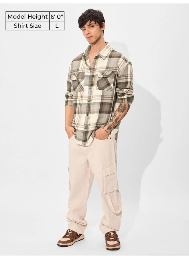 The Souled Store The Souled Store Men Plaid Timberland Multicolour Relaxed Fit Shirts