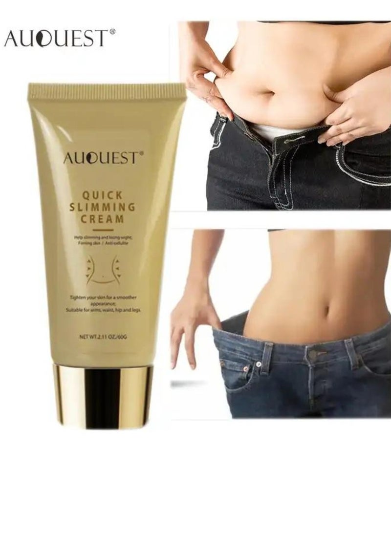 60g Quick Slimming Cream Belly Firming Cream Body Fat Burning Cream Weight Losing Cream Anti Cellulite Slim Massage Cream Hot Slim Cream for Slimming Whole Body