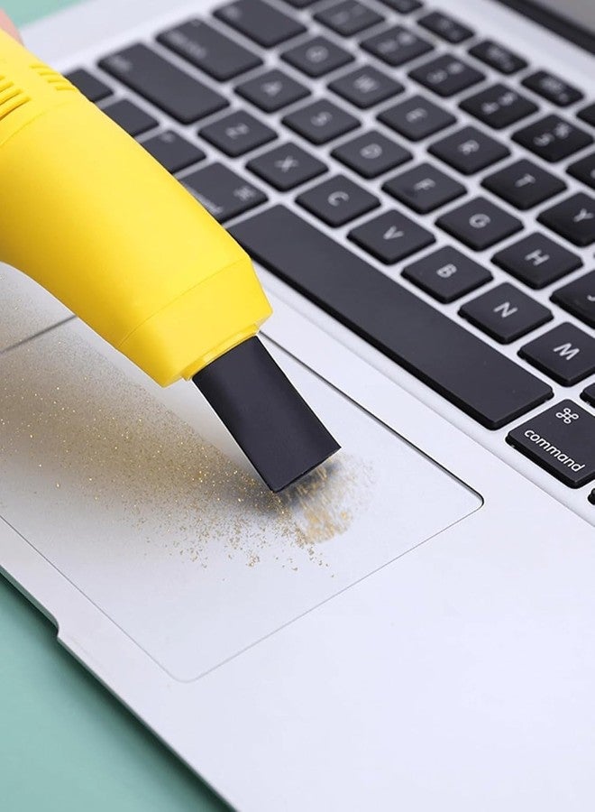 Drumstone® 𝟏𝟓 𝐘𝐞𝐚𝐫𝐬 𝐆𝐮𝐚𝐫𝐚𝐧𝐭𝐞𝐞 Mini USB Vacuum Cleaner for Keyboard, Laptop & PC | Portable Dust & Crumb Cleaner with Brush Nozzles | Low Power, Strong Suction for Home, Office - Image 4