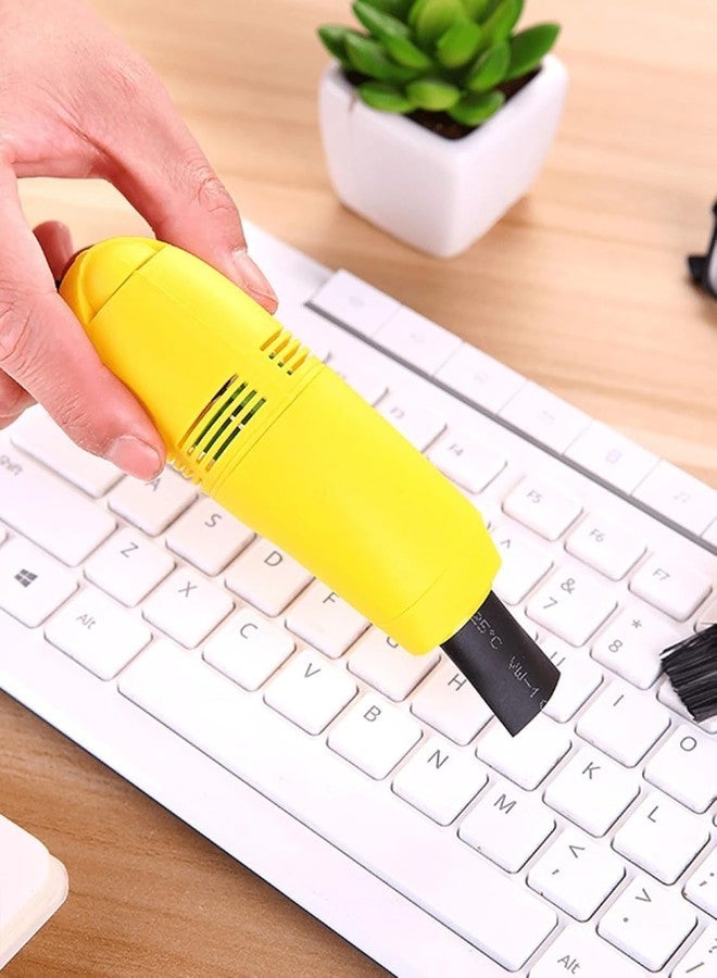 Drumstone® 𝟏𝟓 𝐘𝐞𝐚𝐫𝐬 𝐆𝐮𝐚𝐫𝐚𝐧𝐭𝐞𝐞 Mini USB Vacuum Cleaner for Keyboard, Laptop & PC | Portable Dust & Crumb Cleaner with Brush Nozzles | Low Power, Strong Suction for Home, Office - Image 1