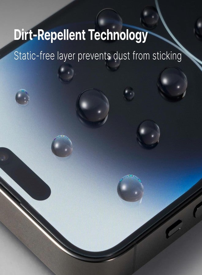 RhinoShield Screen Protector Compatible with iPhone 17/17 Pro / 16 Pro | Impact Protector PRO - Ultra-clear, Impact and Scratch Resistant, Anti-blue Light, Installation Tool Included - Transparent - Image 4