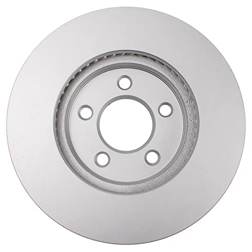 TRQ Front Brake Rotors Set Vented Premium G-Coated Compatible with 2005-2010 Ford Mustang - Image 4