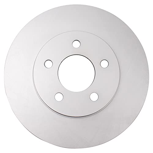 TRQ Front Brake Rotors Set Vented Premium G-Coated Compatible with 2005-2010 Ford Mustang - Image 3