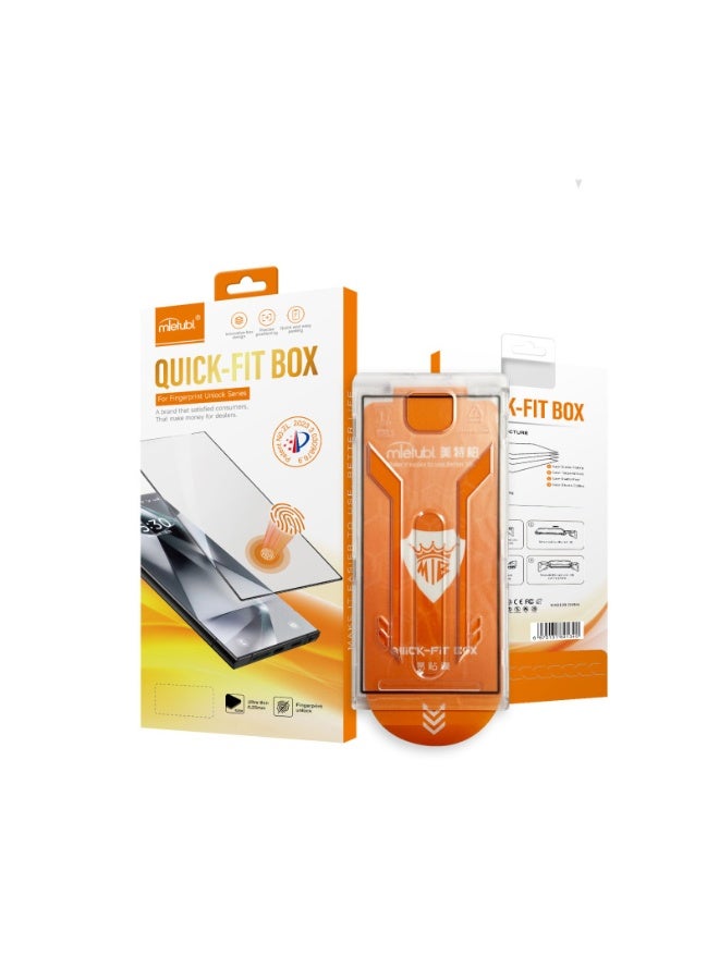 Mietubl Quick Fit Box Tempered Glass Screen Protector with Easy Installation Tool, Anti-Scratch, Bubble-Free, HD Clear Guard Compatible with Apple iPhone 12 Pro Max - Image 4