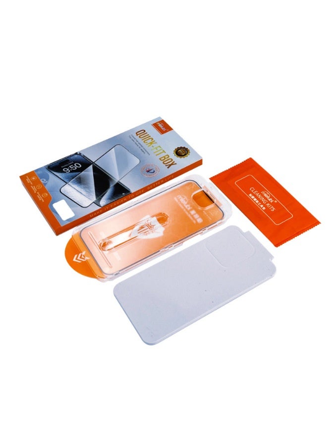 Mietubl Quick Fit Box Tempered Glass Screen Protector with Easy Installation Tool, Anti-Scratch, Bubble-Free, HD Clear Guard Compatible with Apple iPhone 12 Pro Max - Image 3