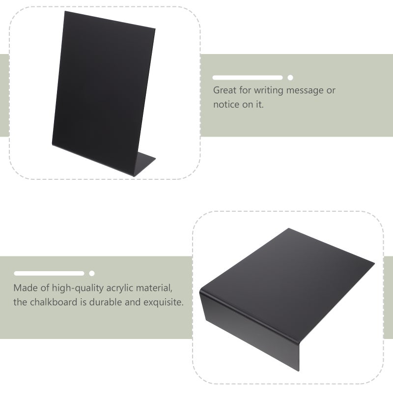 Chalk Board for Restaurant Notices, Durable Acrylic Design, Perfect Memo Display - Image 3