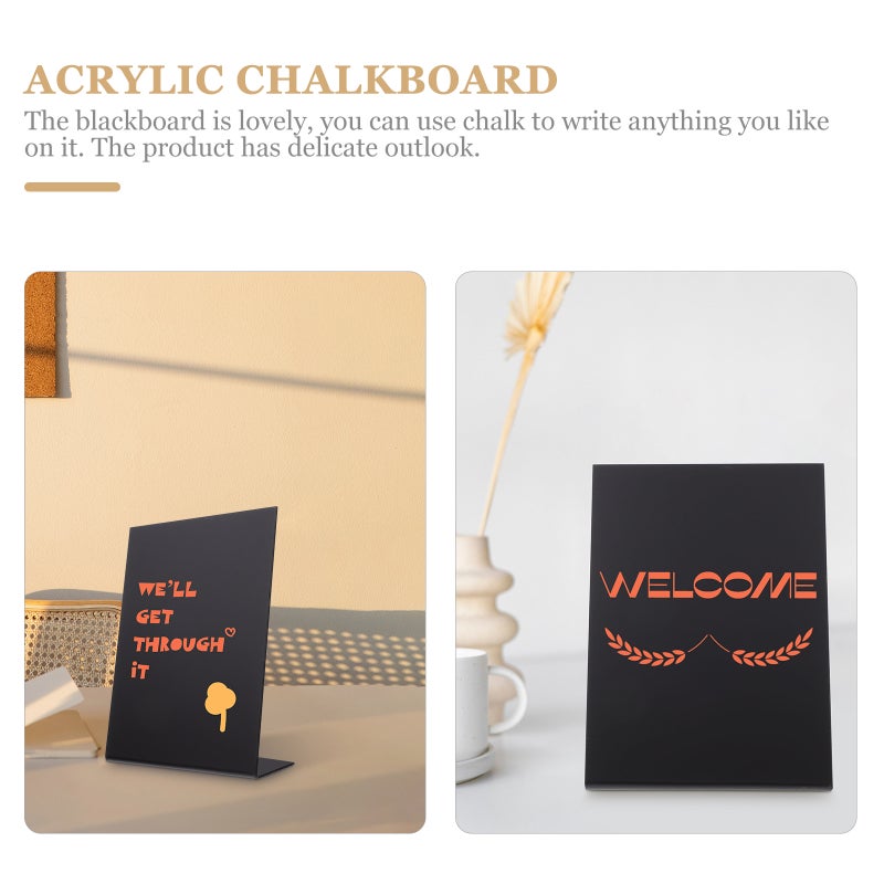 Chalk Board for Restaurant Notices, Durable Acrylic Design, Perfect Memo Display - Image 4