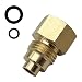 Ebrmeiwo LS Swap Power Steering Pump Line Fitting Replacement Part Use to Convert 38 Flare Older Style Lines M1615 to 5818 Fits GTO CTSV LS1 LSX LS3 Vortec Truck 53L 48L 57L 60L LQ4 - Image 2