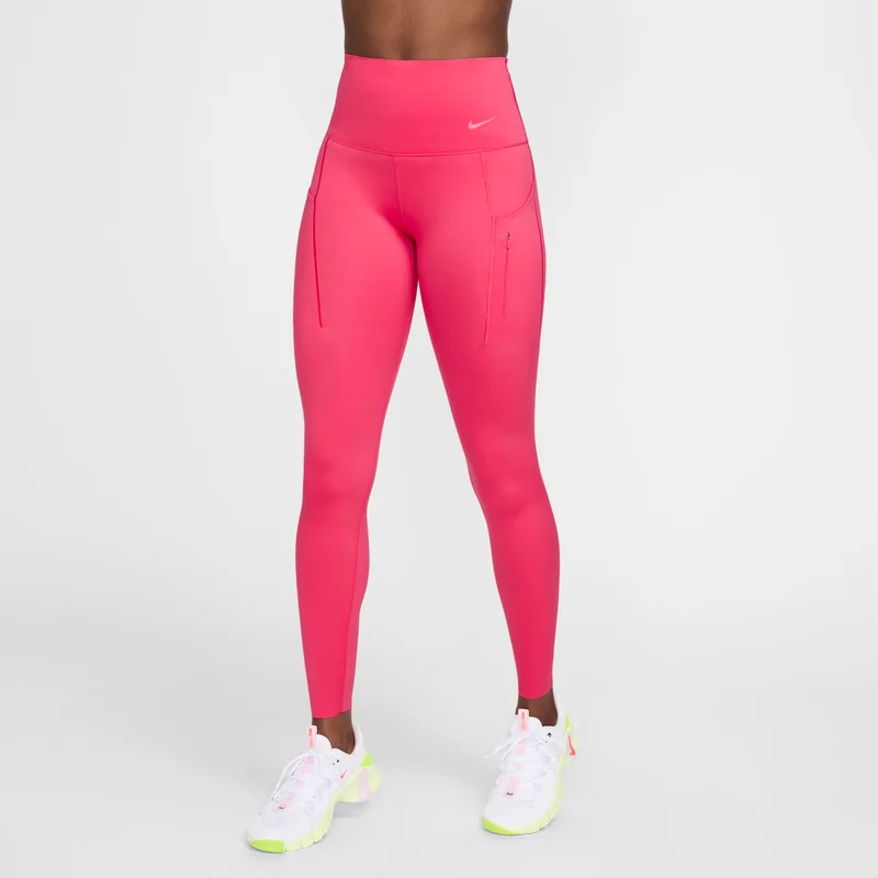 Nike pink Women's Go Firm-Support Leggings for Women | Best Price UAE
