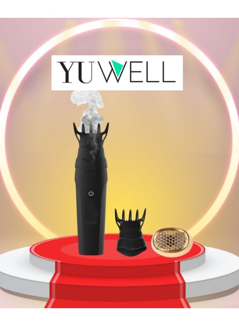 Yuwell Electric Bakhoor Burner With Comb Black - Image 3