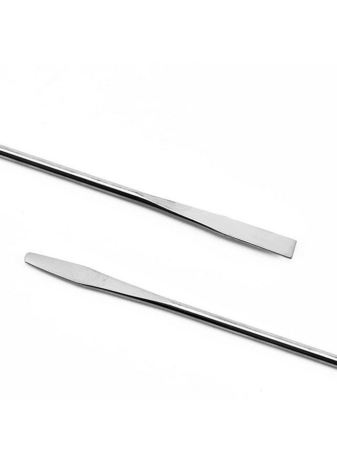 Teensery - 6 Pcs Stainless Steel Makeup Spatula Stir Tool Double Head Cosmetics Mixer - Image 1