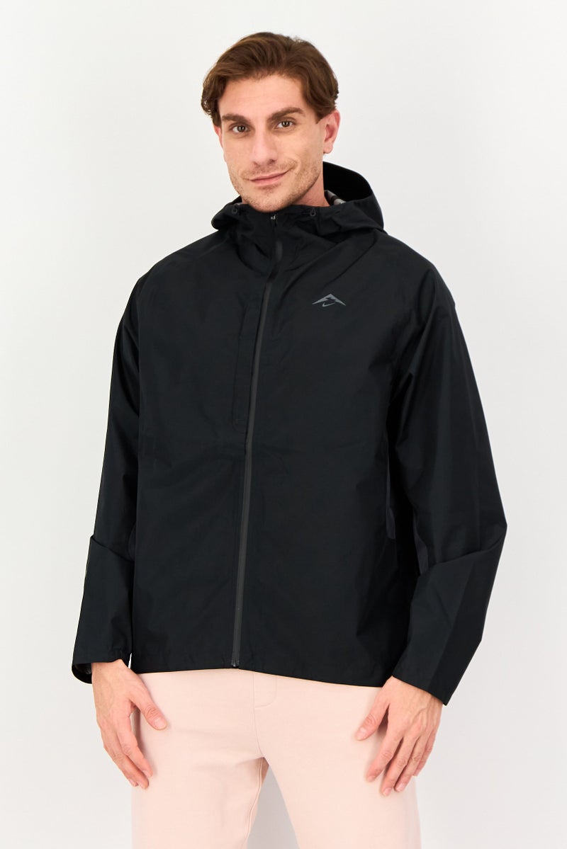 Nike Men Sportswear Fit Long Sleeve Outdoor Jacket, Black - Image 1