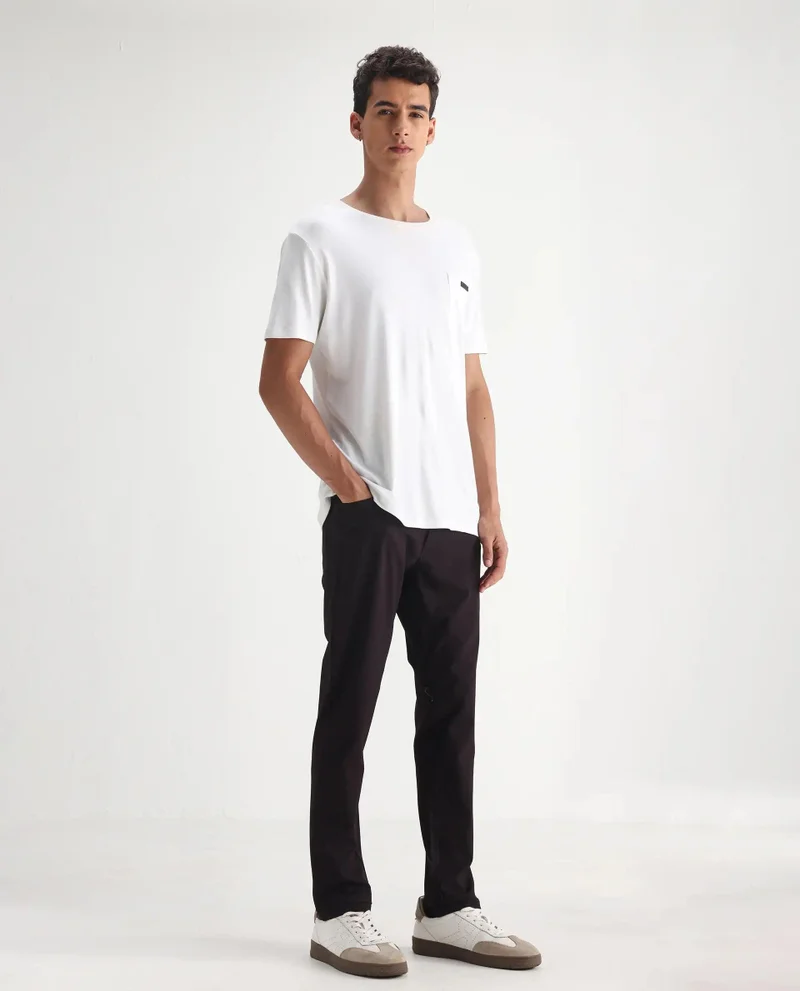 Rare Rabbit Men's 8-Way Stretch Trouser