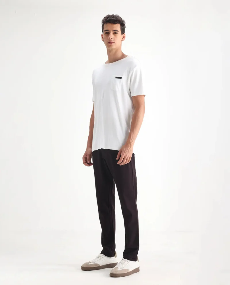 Rare Rabbit Men's 8-Way Stretch Trouser