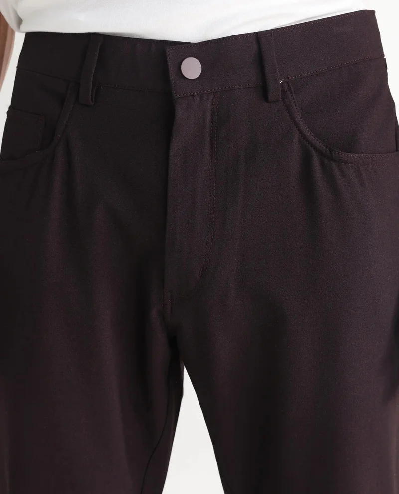 Rare Rabbit Men's 8-Way Stretch Trouser
