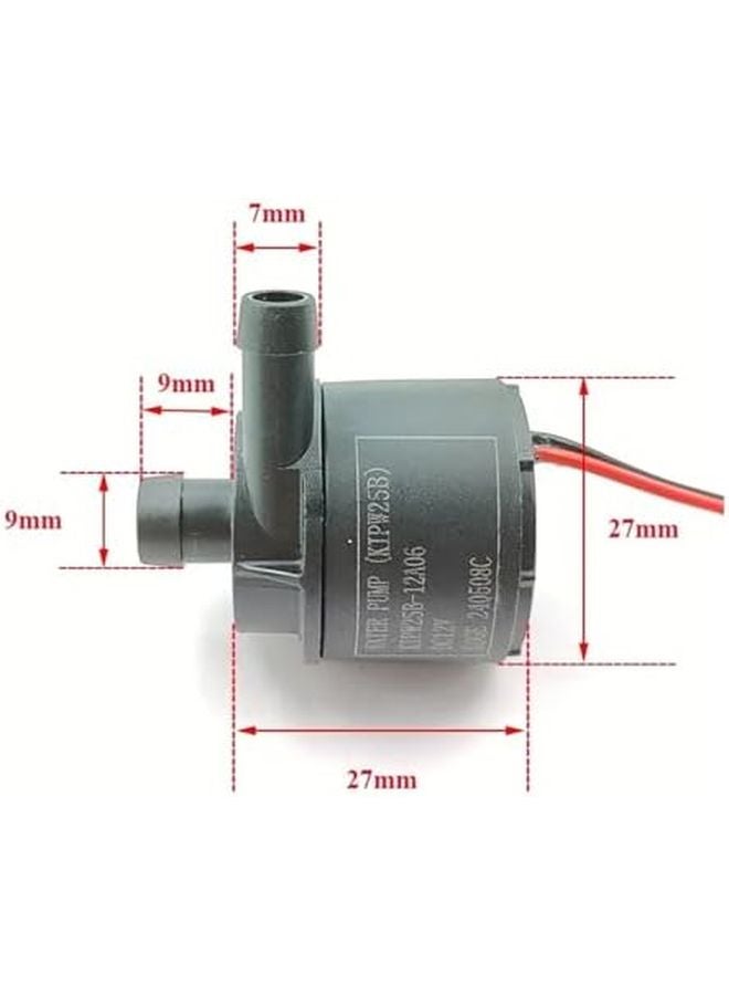 KIPW25B 12A Brushless Water Pump DC 12V Large Flow Submersible Impeller Centrifugal Pump - Image 4