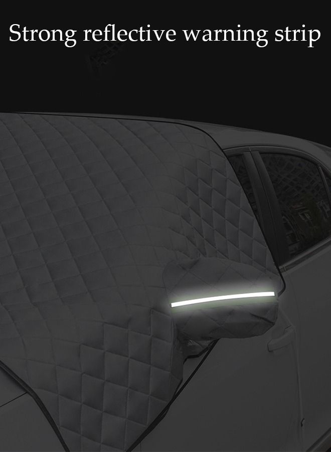 DUNISO Windshield Sunshade Car Sun Protection Cover Car Shade Front Windshield Blocks 99% UV Rays Keeps Your Vehicle Cool Foldable For All Seasons - Image 2