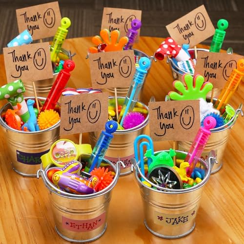 Cawiew Goodie Bags Stuffers for Kids Party, 32 Pack Mini Neon Bubble Wands for Party Favors Supplies in Gift Box, Classroom School Reward, and Pinata Filler Toys, Birthday Decorations, Small Halloween Treats - Image 3