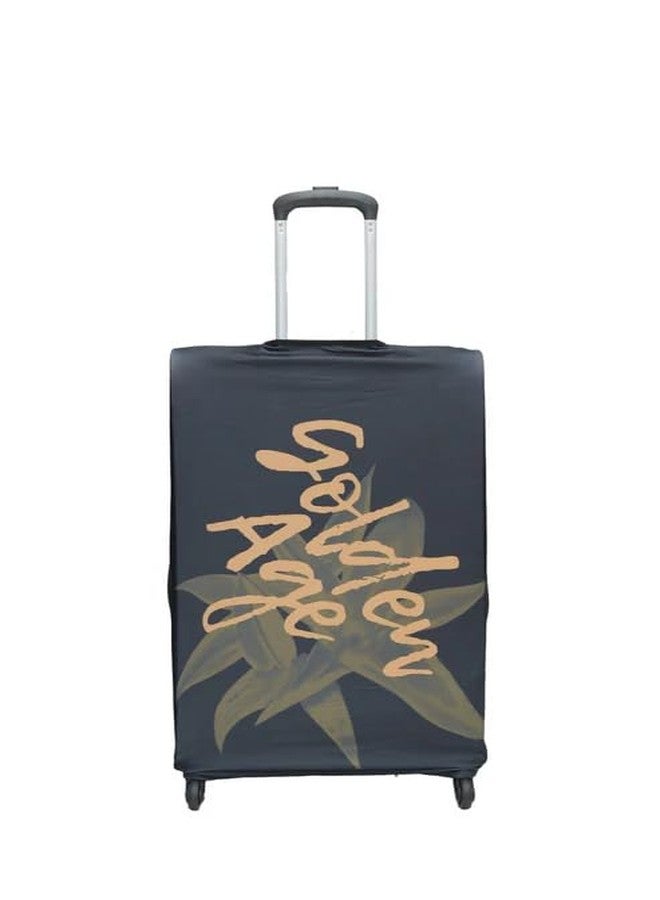 ristoss Golden Age Luggage Cover Stretchable, Waterproof, Scratch-Resistant Protector for Suitcases, Easy Fit and Travel (Cover_1005)(Size-20inch/55 cm) - Image 1