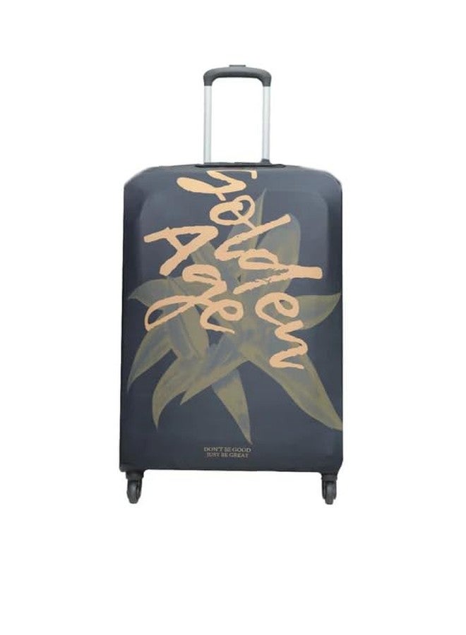 ristoss Golden Age Luggage Cover Stretchable, Waterproof, Scratch-Resistant Protector for Suitcases, Easy Fit and Travel (Cover_1005)(Size-20inch/55 cm) - Image 2