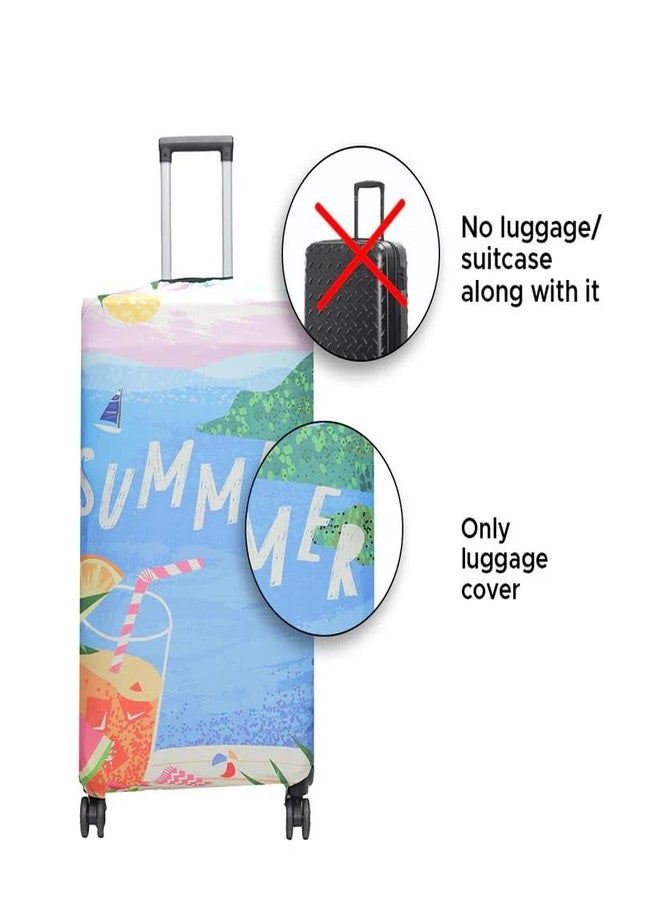 ristoss Golden Age Luggage Cover Stretchable, Waterproof, Scratch-Resistant Protector for Suitcases, Easy Fit and Travel (Cover_1005)(Size-20inch/55 cm) - Image 3
