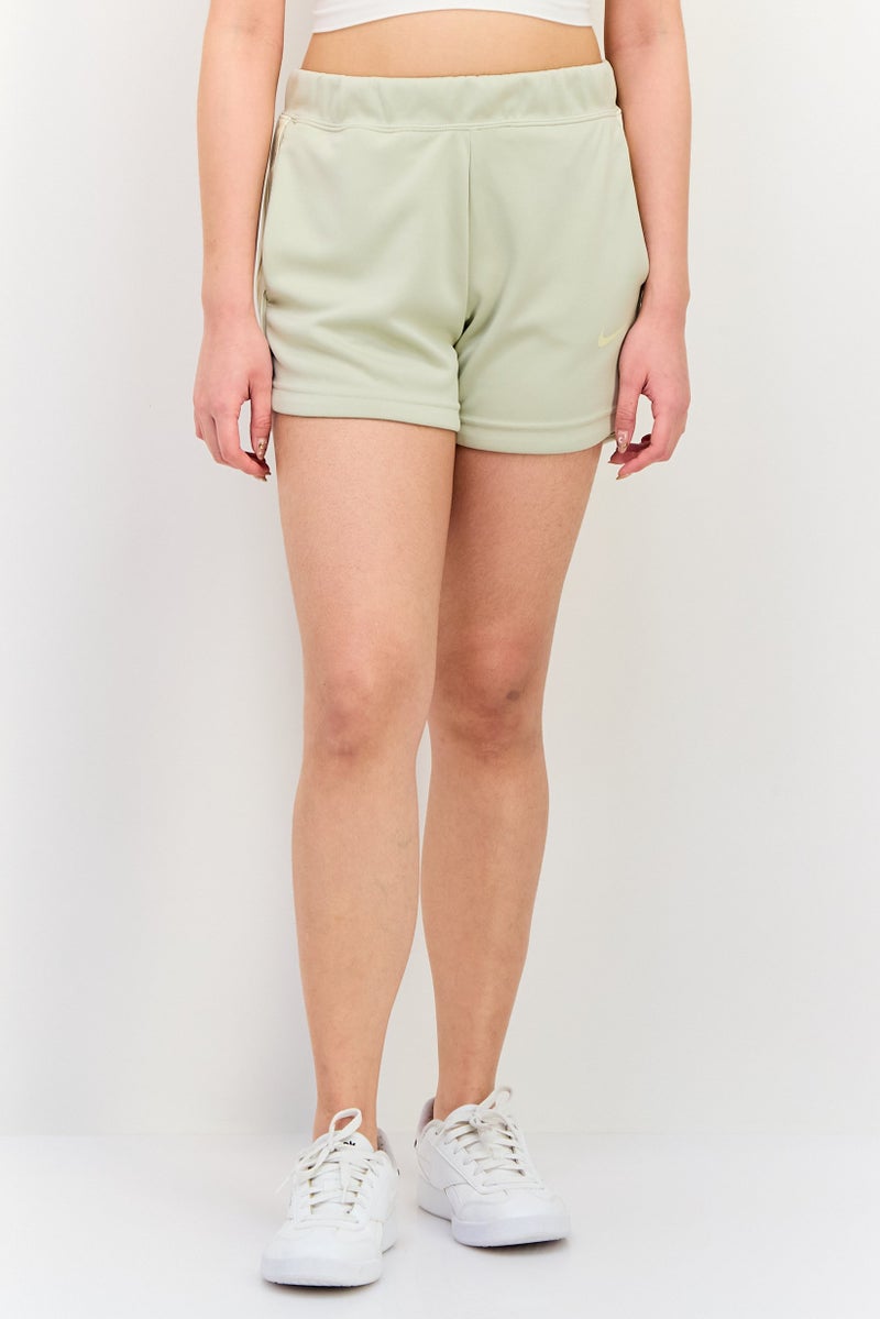 Nike Women Standard Fit Outdoor Shorts, Beige - Image 1