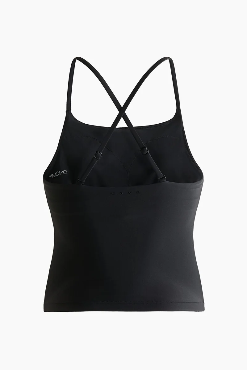 H&M Integral-bra sports tankini top with Lycra®