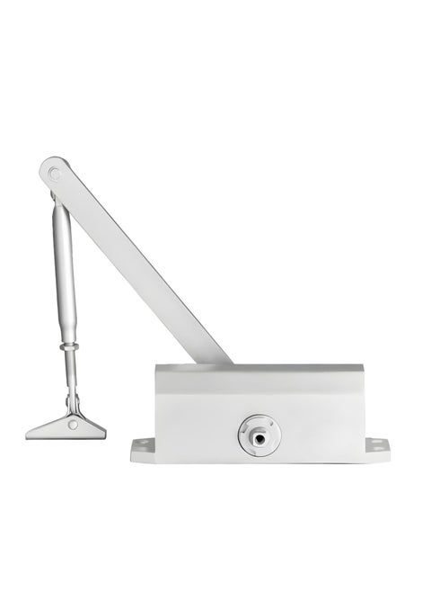 Automatic Door Closer, Speed Adjustable Hydraulic Door Closer, 180° Spring Door Closer,Auto Spring Hydraulic Door Closer, Closing Speed Adjustable, Commercial & Home Use.Door Closer, Automatic Hydraulic Adjusting Silent Soft Slow Slam Gate Closer Overhead Concealed.