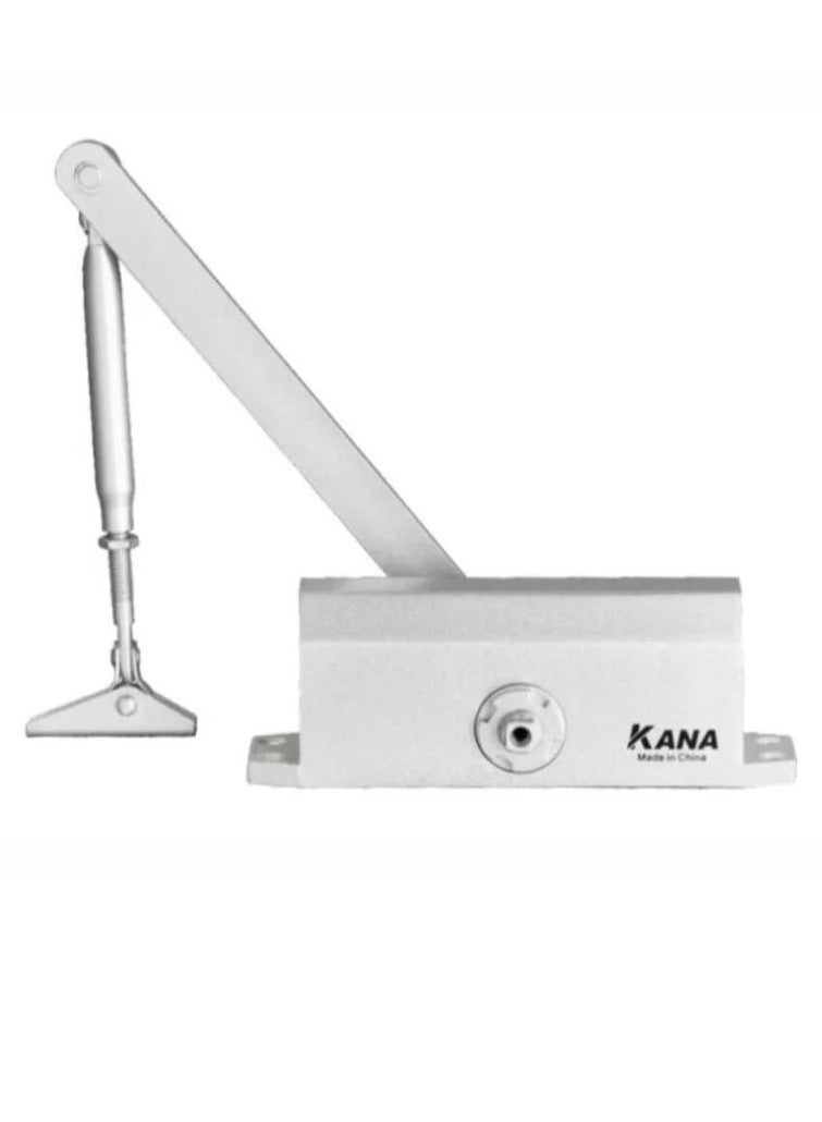 Kana Automatic Door Closer, Speed Adjustable Hydraulic Door Closer, 180° Spring Door Closer,Auto Spring Hydraulic Door Closer, Closing Speed Adjustable, Commercial & Home Use.Door Closer, Automatic Hydraulic Adjusting Silent Soft Slow Slam Gate Closer Overhead Concealed. - Image 1