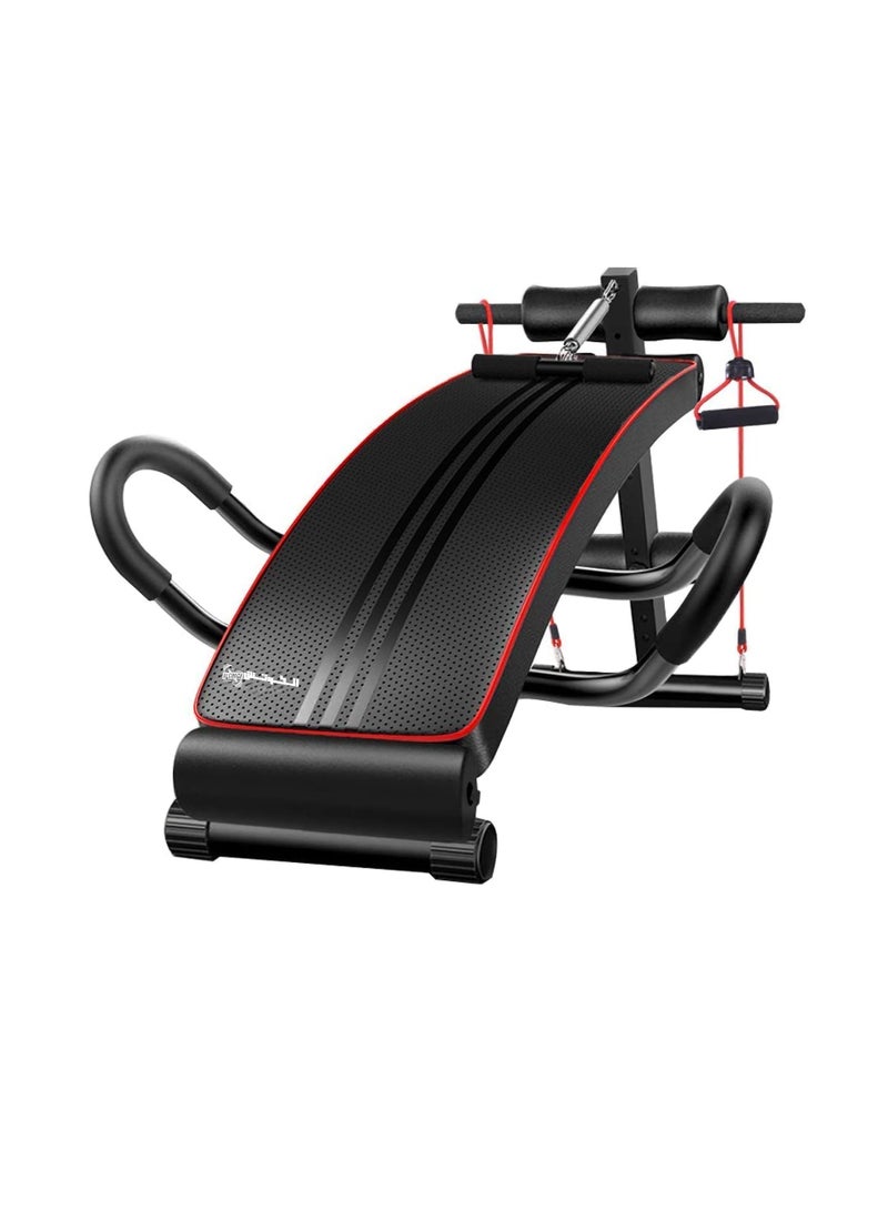 ALCOACH Sit-up Adjustable Abdominal Bench with Speedball and Pull Ropes with gift Plastic Gallon Bottle 2.2L - Image 3