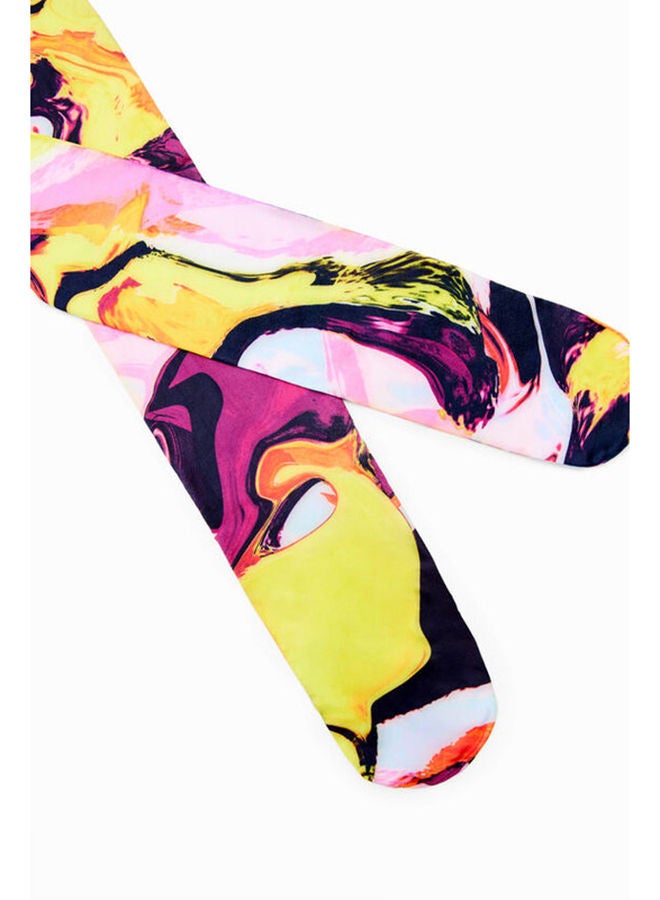 DESIGUAL جوارب فنية تجريدية  - Image 2