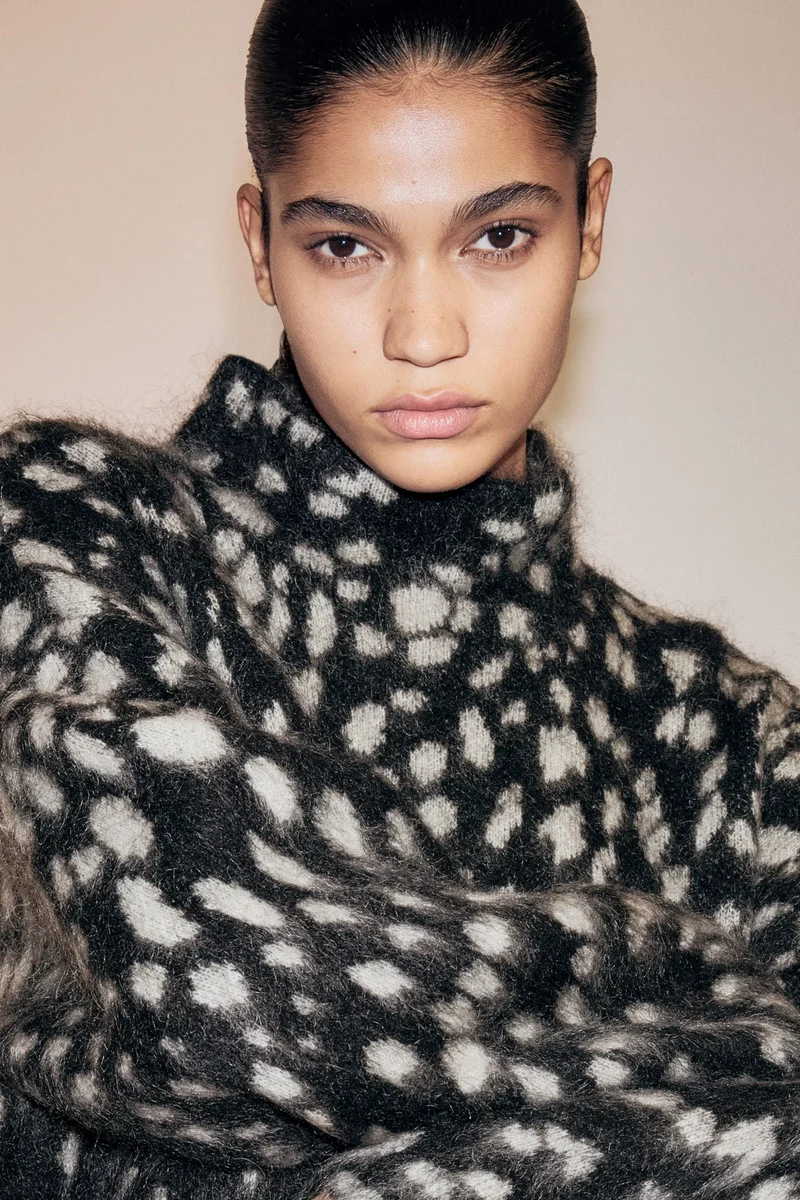 H&M Mohair-blend turtleneck jumper