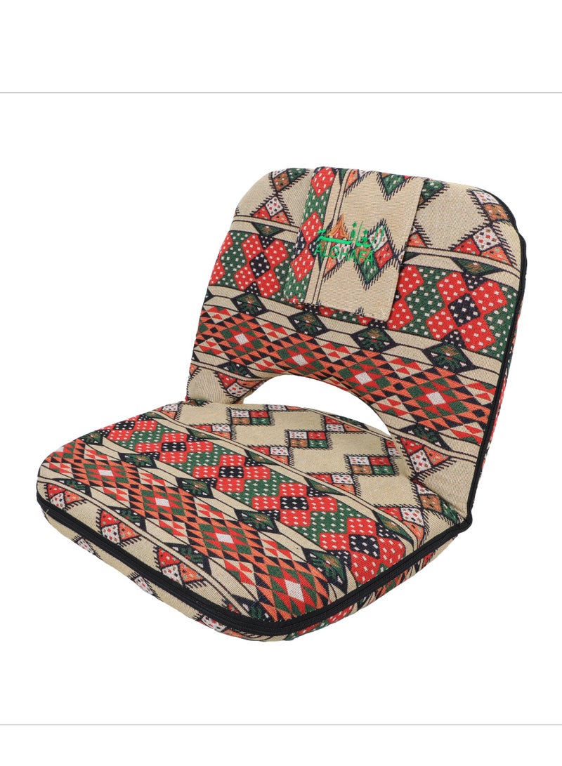 ALGHAFA Folding chair with backrest, comfortable movable backrest, for outdoor trips and camping , For adults and children  - Image 1