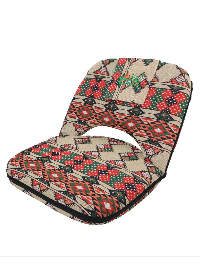 ALGHAFA Folding chair with backrest, comfortable movable backrest, for outdoor trips and camping , For adults and children  - Image 2