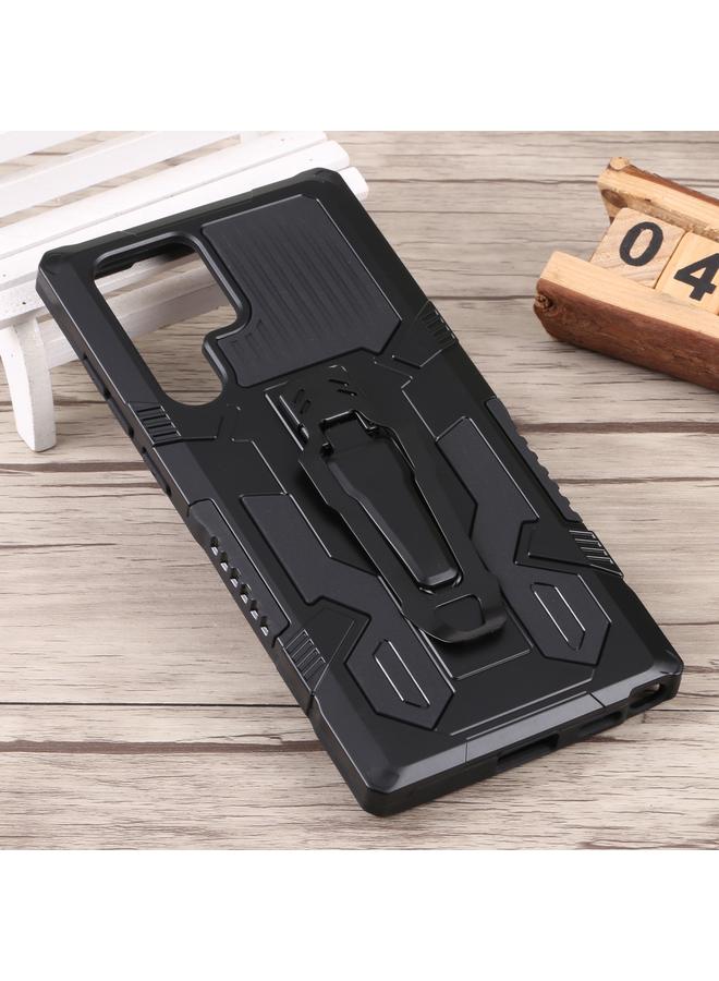 اس-توب جراب لهاتف Samsung Galaxy S22 Ultra 5G Armor Warrior مقاوم للصدمات من البولي كربونات + جراب هاتف TPU - Image 2
