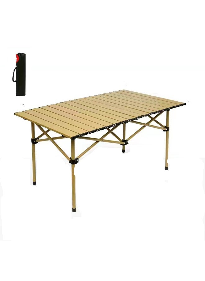 ATM Portable Aluminum Folding Camping Table - 95 cm x 57cm x 50cm  - Image 1